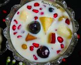 A picture of step 7 of Fruit Custard.