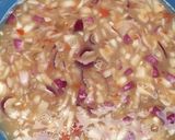 A picture of step 2 of Fried yam with egg.