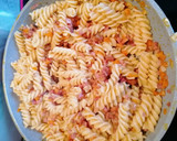 Foto del paso 4 de la receta: Hélices con chorizo y jamón (pasta)