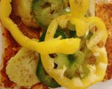A picture of step 3 of Peri peri veg sandwich.