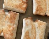 A picture of step 6 of Ham and Cheese Wraps (Croque Monsieur Style).
