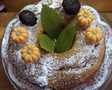 Foto del paso 4 de la receta: Bizcocho nevado de castaña con pepitas de chocolate y castañas almibaradas