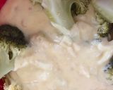 A picture of step 10 of Anti Vampire Cheese Sauce, with Onions and Garlic.