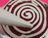 Foto langkah ke 5 dari resep Kue Tart Red Velvet Kukus.