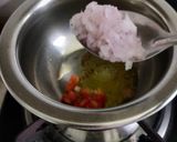 A picture of step 7 of Kathiyawadi thali with real desi tadka.
