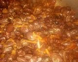 A picture of step 4 of Bean curry.