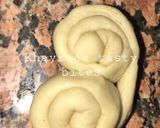 A picture of step 6 of Cinnamon rolls,palmier,and challah rustic dinner rolls.