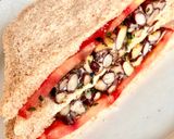 Hình bước làm 4 của món 🌱 Sandwich Kẹp Tempeh Đậu Thận