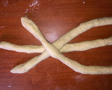 A picture of step 9 of Challa bread.