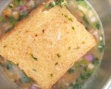 ஸ்பைசி மசாலா பிரெட் டோஸ்ட்(masala bread toast recipe in tamil) ரெசிபி ஸ்டேப் 4 புகைப்படம்