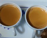 A picture of step 5 of Ginger cardamom milk tea.