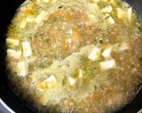 A picture of step 6 of Veg. Coriander Lemon Soup with Paneer and Lemongrass.