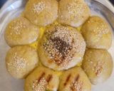عکس مرحله 6 از دستور نان pull-Apart bread با آرد گندم معمولی در فر دستی