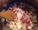 Une image de l'étape 5 de Risotto au chorizo et bacon.