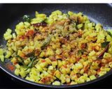 A picture of step 5 of Aloo fry.