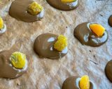 A picture of step 2 of 《Five-Star Afternoon Tea Treats at Home》- Francis's Home Health Management Station- Stop 43- Sweet Borderless Chocolate Coins. Rose Pistachio White Chocolate and Earl Grey Nut Dark Chocolate Flavors (Thanksgiving Edition).