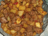 Sambal goreng kentang dan hati sapi