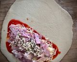 Foto del paso 6 de la receta: Cena italiana: Calzone clásico y Calzone de salchichón ibérico con champiñones