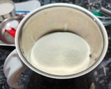 A picture of step 2 of Banana Suji Cake.