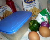 A picture of step 1 of Simple vegetable crêpes.