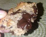 A picture of step 7 of Tahini chocolate chip cookies.