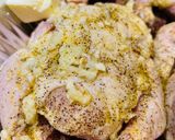 A picture of step 6 of Thanksgiving Cornish Hens.