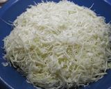 Káposztasaláta télire recept fázis 1 fotója