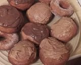 Φωτογραφία βήματος 4 της συνταγής Donuts με γέμιση nutella, φυστικοβούτυρο και ζάχαρη 🍩