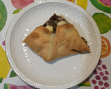 Foto del paso 5 de la receta: Galette de shiitakes, cebolla, jamón y queso