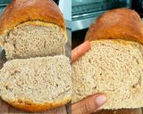 Foto langkah ke 10 dari resep Whole-Wheat Bread / Roti Gandum No Mixer dan No Ulen Lama2☺️.