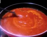 A picture of step 12 of Jain Pizza sauce.