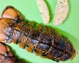 A picture of step 2 of Lobster tails in aromatic butter.