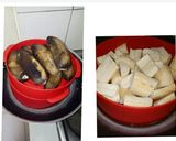 Foto langkah ke 2 dari resep Kolak Singkong Pisang Kolang-Kaling.