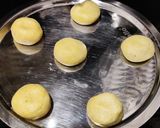 A picture of step 3 of Nankhatai in 5 minutes.