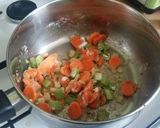 A picture of step 3 of Vickys Creamy Mushroom & Wild Rice Soup, GF DF EF SF NF.