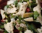 Foto del paso 3 de la receta: Ensalada de hierbas, vegetales y champiñones