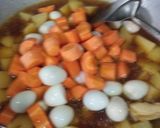 Foto langkah ke 5 dari resep 50.1. Kentang wortel telor puyuh kuah kecap.