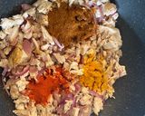 A picture of step 2 of Curry Chicken Sandwich.