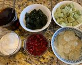 A picture of step 3 of Pandan Jelly and Palm Seed Sweet Soup.