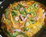 A picture of step 1 of Low Carb Shrimp Fajita Skillet.