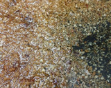 A picture of step 2 of Amaranth or Rajgira Halwa.