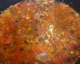 A picture of step 4 of Mexican Bean Soup.