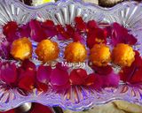 A picture of step 5 of Boondi Modak.