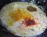 A picture of step 1 of Parwal Malai Curry.