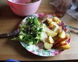 Foto del paso 16 de la receta: Todo tostau, menos el pan y la ensalada