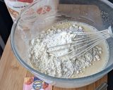Une image de l'étape 2 de Gâteau pommes, poires et noix.