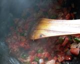A picture of step 4 of Moms special chilli Gobhi.
