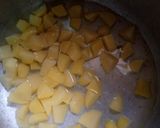 A picture of step 1 of Irish pasta.