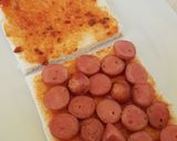 Foto langkah ke 3 dari resep Roti isi Sosis.