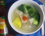 Foto langkah ke 7 dari resep Pangsit Rebus Isi Ayam Wortel.